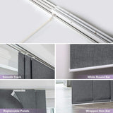 Graywind Manual Panel Track Blinds | Blackout Series | Custom to 153" Width